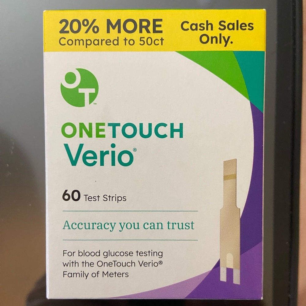 OneTouch Verio 60 Test Strips NOT EXPIRED